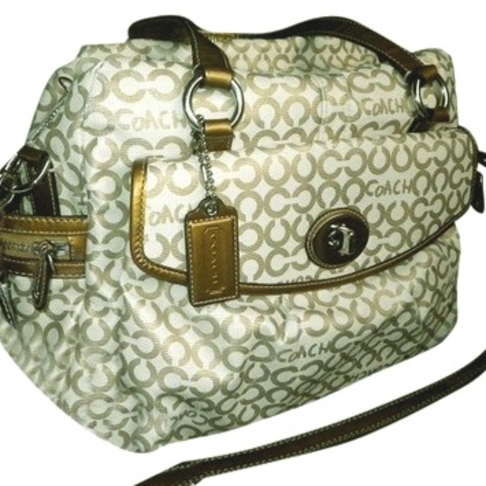 Coach Op Art C Addison Diaper Bag Tote